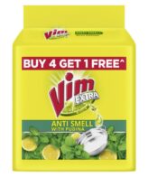 Vim Anti Smell with Pudina Dishwash Bar 5x200 g