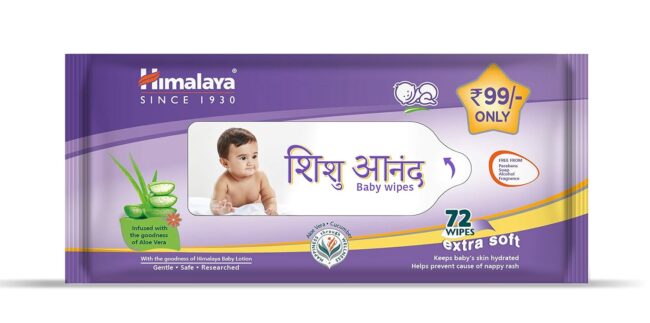 Himalaya Shishu Anand Baby Wipes Pack of 72