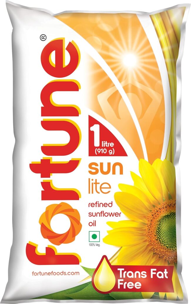 Fortune Sun Lite Refined Sunflower Oil 1 L