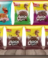 Kwality Fruitrings, Choco Balls, Choco Rings & Choco Flakes 7x18.57 g