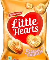 Britannia Little Hearts Classic Crunch Biscuits 70 g