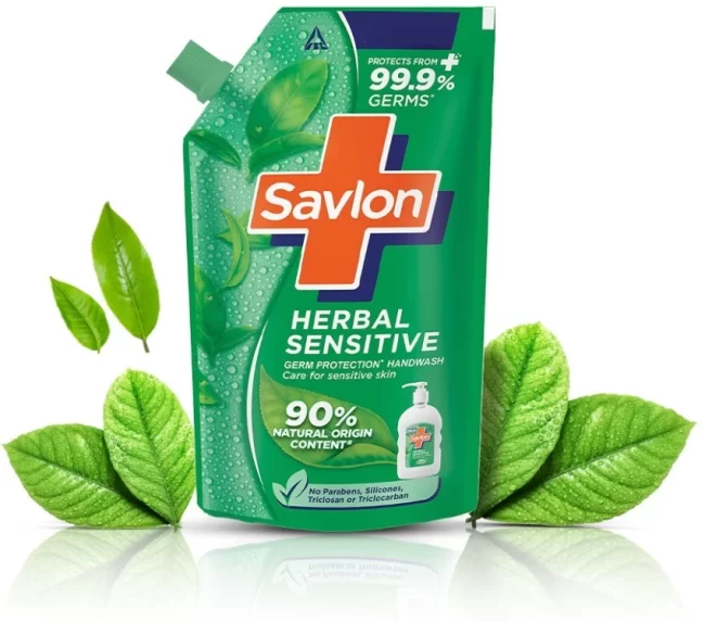 Savlon Herbal Sensitive Germ Protection Handwash 650 ml